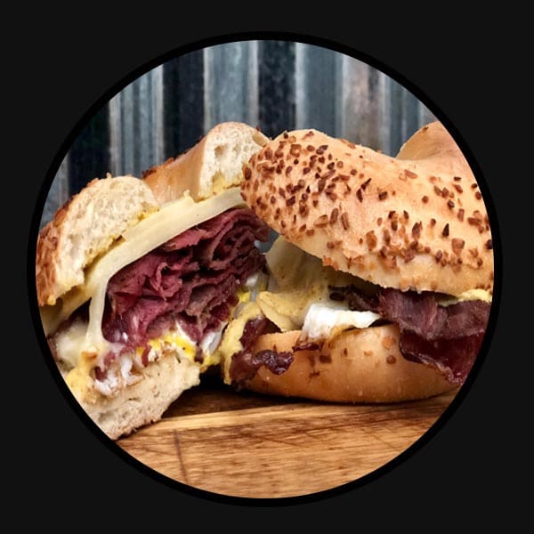 Pastrami Eggs & Cheese