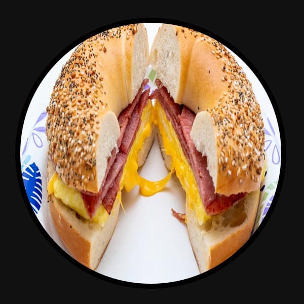 Pork Roll, Egg & Cheese Sandwich