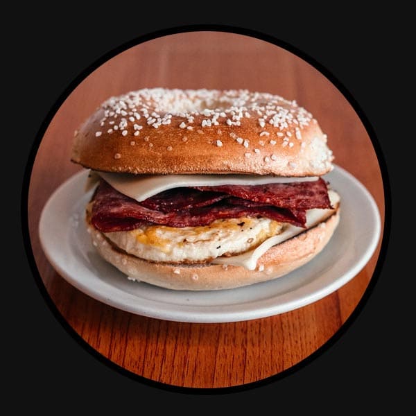 Turkey, Bacon with Eggs & Cheese